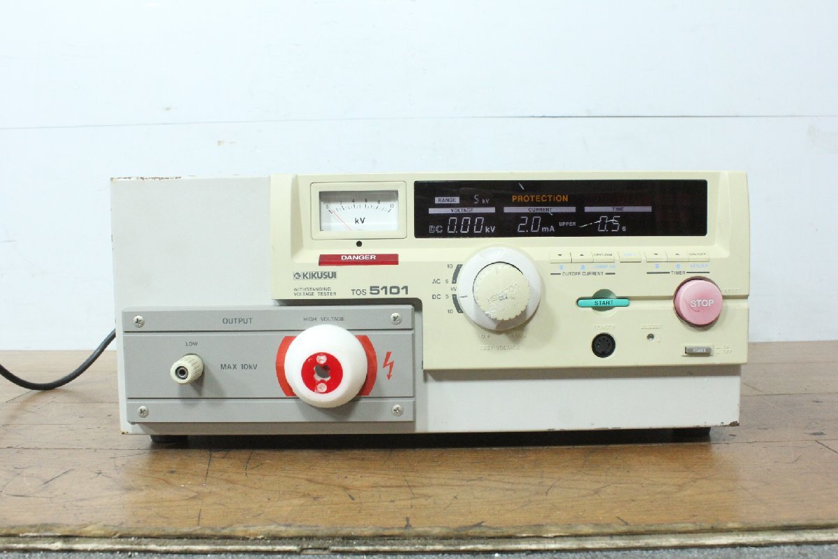 ☆【1T0702-19】 KIKUSUI 菊水 耐電圧試験器 TOS5101 100V ジャンク