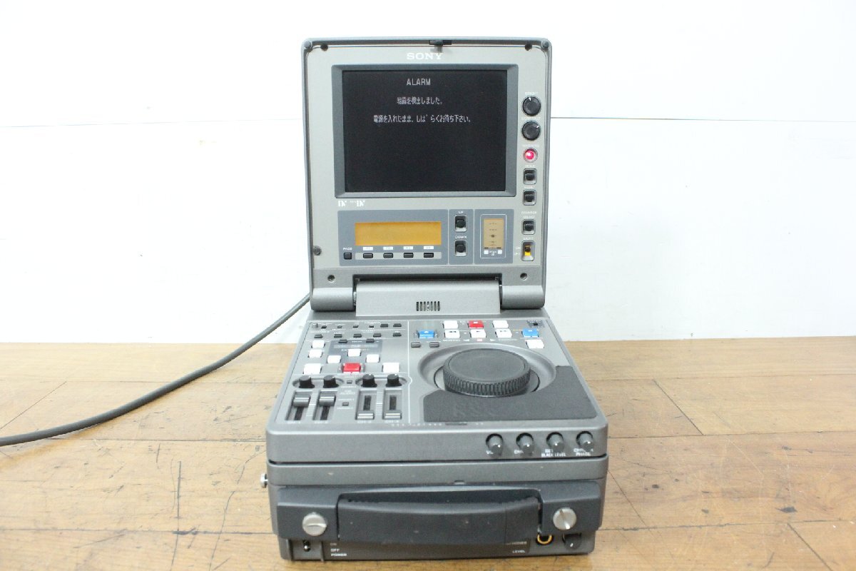 ☆【1T0702-16】 SONY ソニー デジタルビデオカセットレコーダー DSR-70 AC-DN2B 100V ACアダプター ジャンク