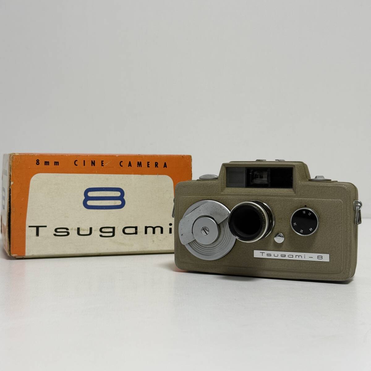 簡易クリーニング済 ツガミ Tsugami-8 8mmシネカメラ「TEST No21」 レンズ TSUGOR 1:1.9 f=13mm 箱付 動作未確認 FT1512