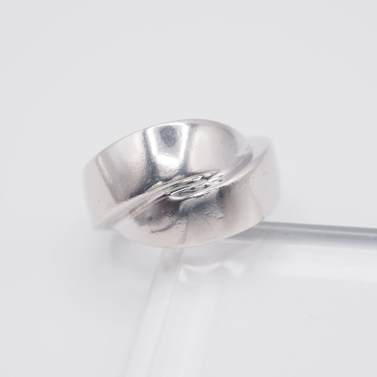 C417 AGATHA アガタ 925刻印 リング デザイン シルバー 指輪 12号