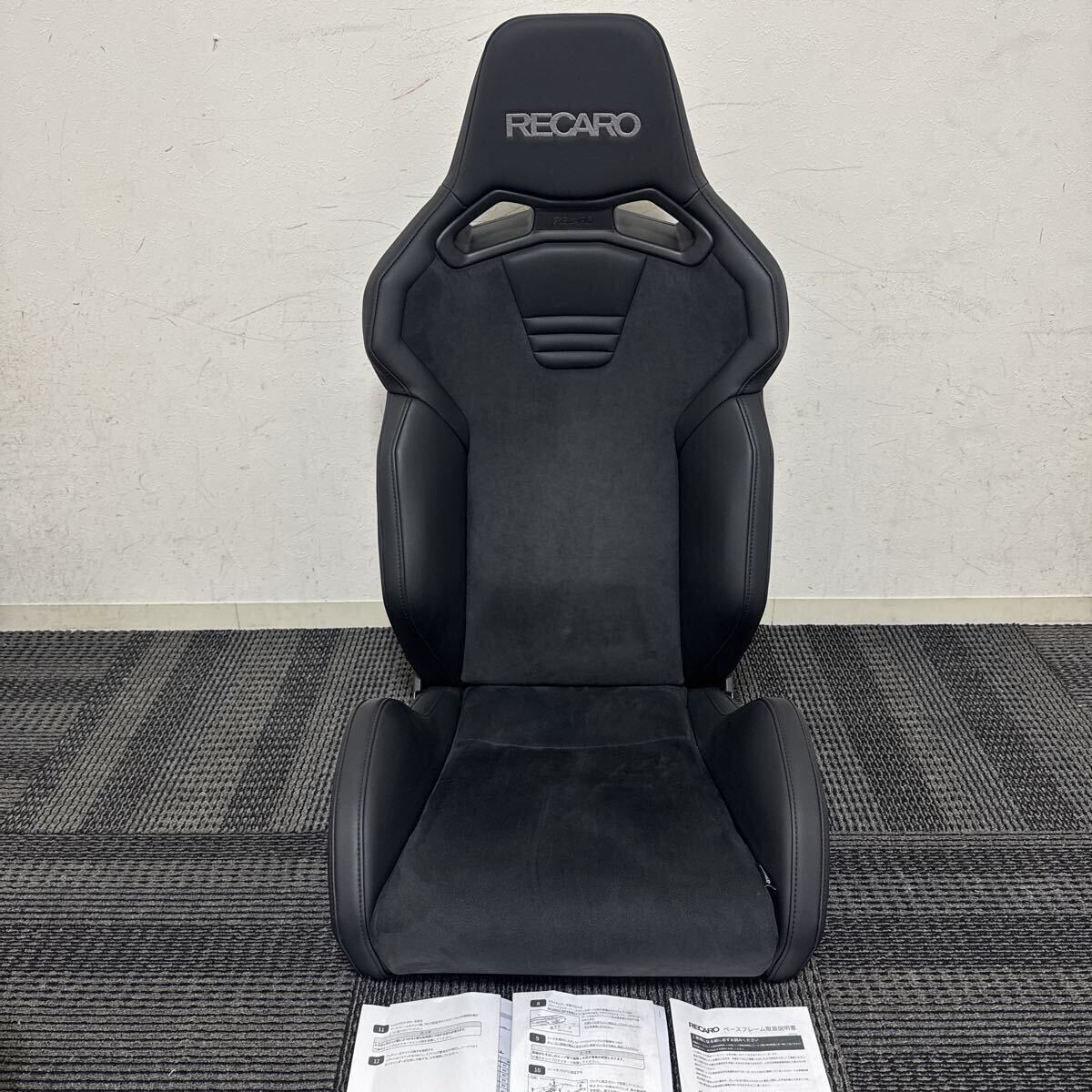 超美品 RECARO レカロ SR-S ブラックアーティフィシャルレザー ウルトラスエード ultrasuede セミバケットシート シートヒーター
