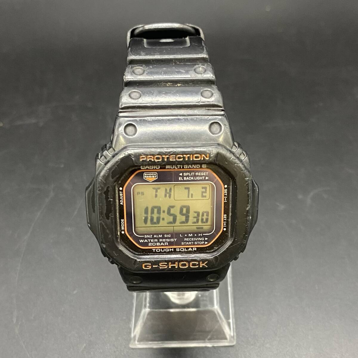 A9556 カシオ G-SHOCK GW-M5610R-1JF ブラック オレンジ Gショック スクエアフェイス タフソーラー 腕時計 メンズ ソーラー電波