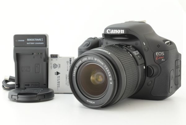 【美品 シャッターカウント 1035回】Canon EOS Kiss X5 EF-S 18-55mm IS II Zoom Lens キヤノン デジタル一眼レフカメラ EF-TN-JP2646