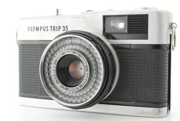 Olympus Trip 35 Point & Shoot 35mm Film Camera オリンパス コンパクトフィルムカメラ シルバー EF-TN-JP2676