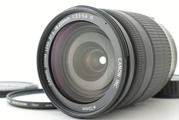 【美品】Canon EF-S 18-200mm F/3.5-5.6 IS Standard ZOOM AF Lens キヤノン レンズ EF-TN-JP2682