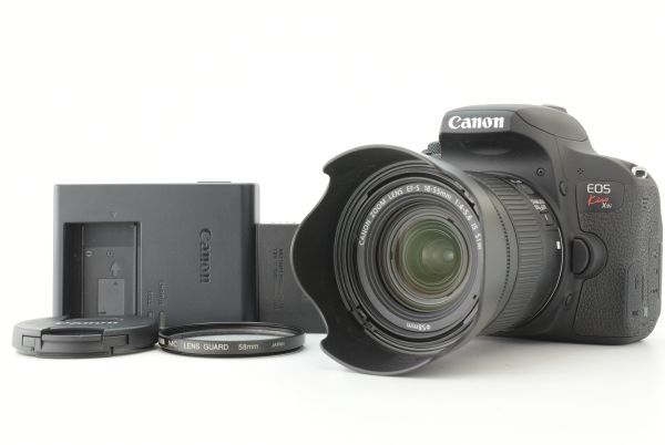 【美品 シャッターカウント4772回】Canon EOS Kiss X9i EF-S 18-55mm F4-5.6 IS STM キヤノン デジタル一眼レフカメラ レンズ EF-TN-JP2686