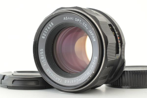 【美品】 Pentax SMC Super Multi Coated Takumar 55mm f1.8 M42 Mount ペンタックス レンズ EF-TN-JP2723