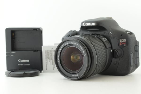 【美品】シャッターカウント 9699回 Canon EOS Kiss X5 EF-S 18-55mm F3.5-5.6 IS II Lens デジタル一眼レフカメラ レンズ EF-TN-JP2743