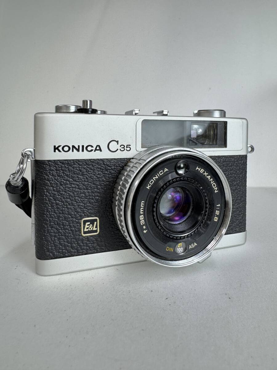 KONICA C35 フィルムカメラ コニカ コンパクトカメラ KAJI015