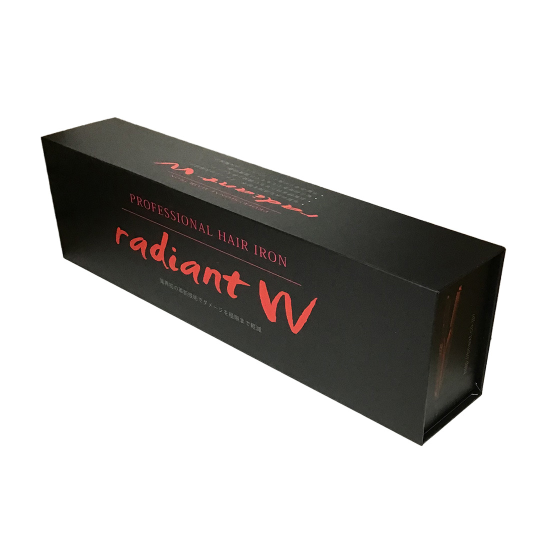B next radiant ラディアント シルクプロヘアアイロン radiant W レッド MKR131