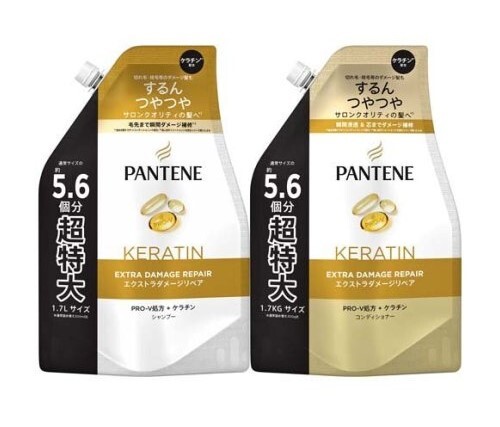 PANTENE パンテーン エクストラダメージリペア シャンプー＆コンディショナー 詰替え 超特大 1700ml