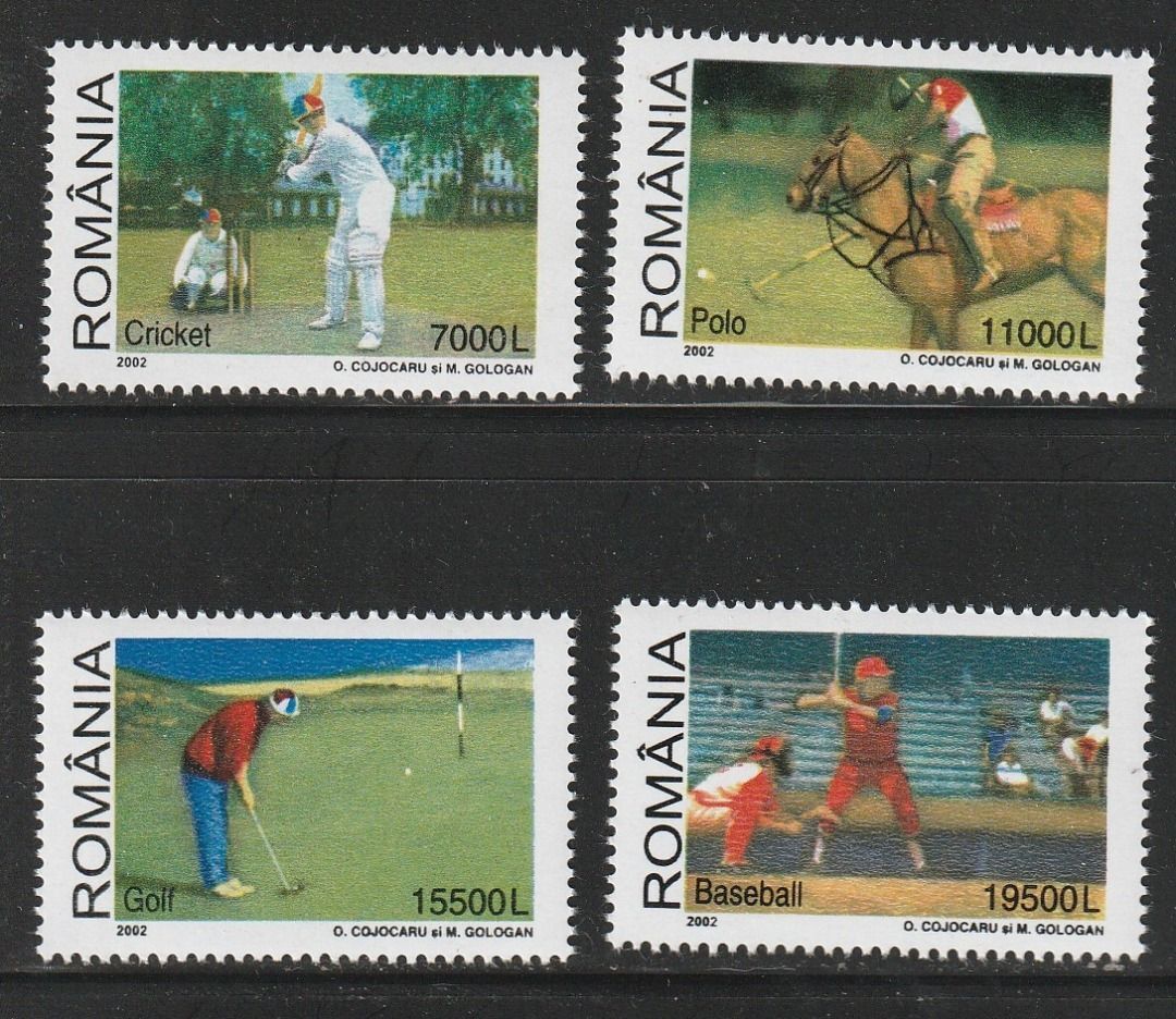 （ルーマニア）2002年スポーツ4種完、スコット評価4.5ドル