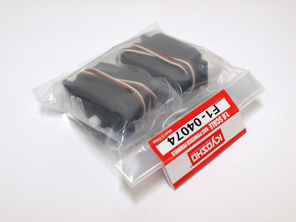 【M2044】デアゴスティーニ 京商 F1-04074 サーボ 新品（ホーン 週間フェラーリ DeAGOSTINI F2004 ラジコン スペア 希少 74 N002）