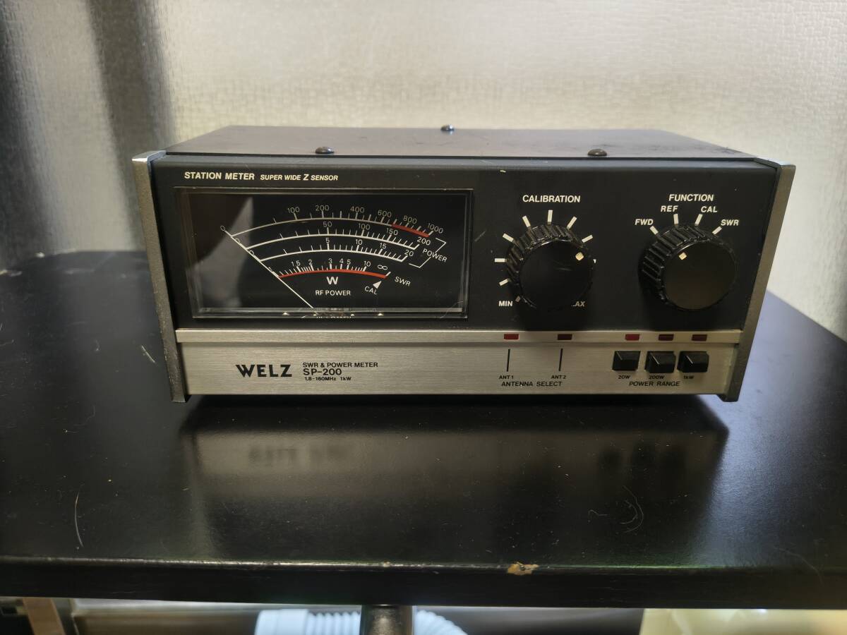 WELZ SWR POWERメーター　SP-200１KW　動作品