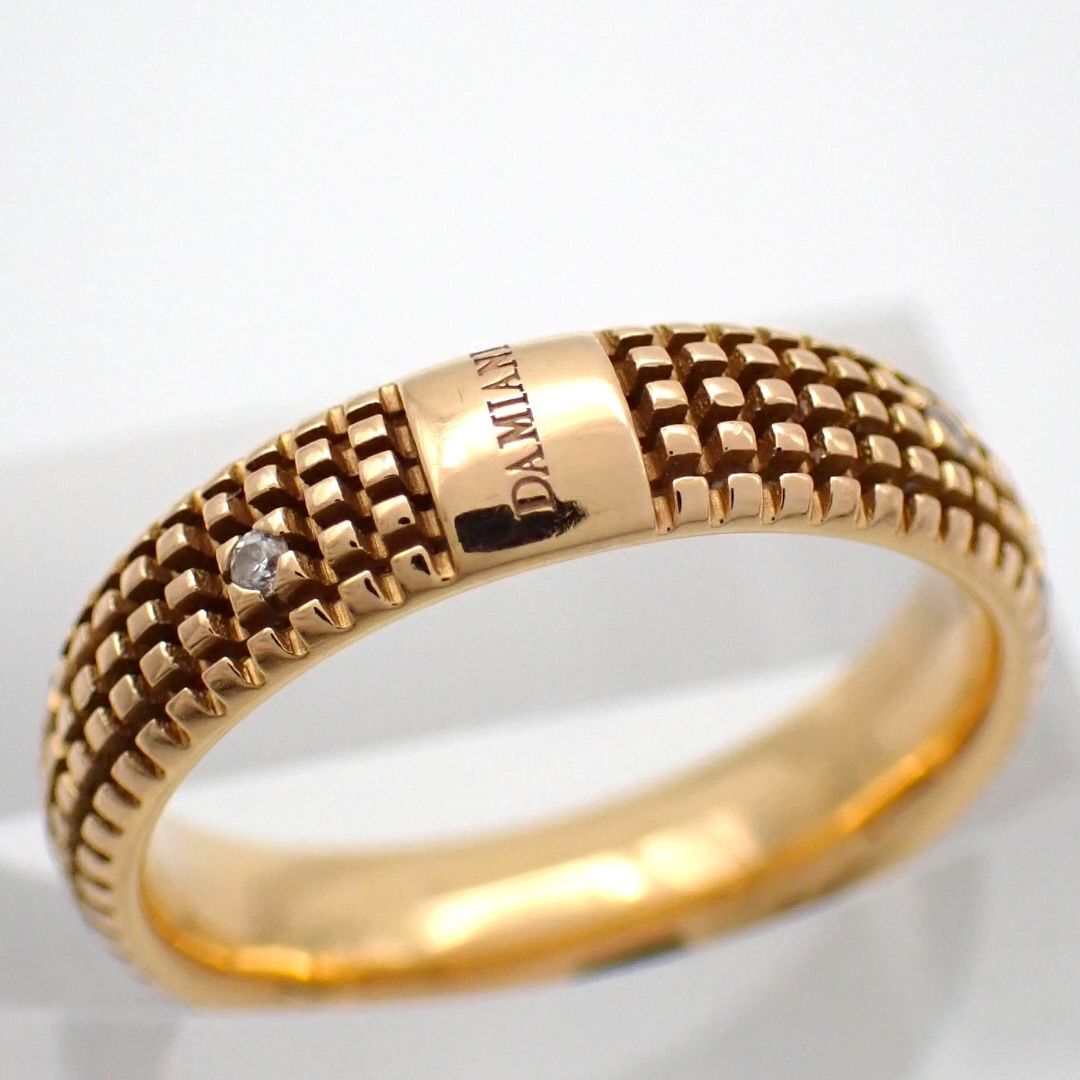 ギャラ Damiani ダミアーニ 8.5号 メトロポリタンドリーム ダイヤ リング 750 K18 PG RG ピンクゴールド ローズゴールド ジュエリー 5182