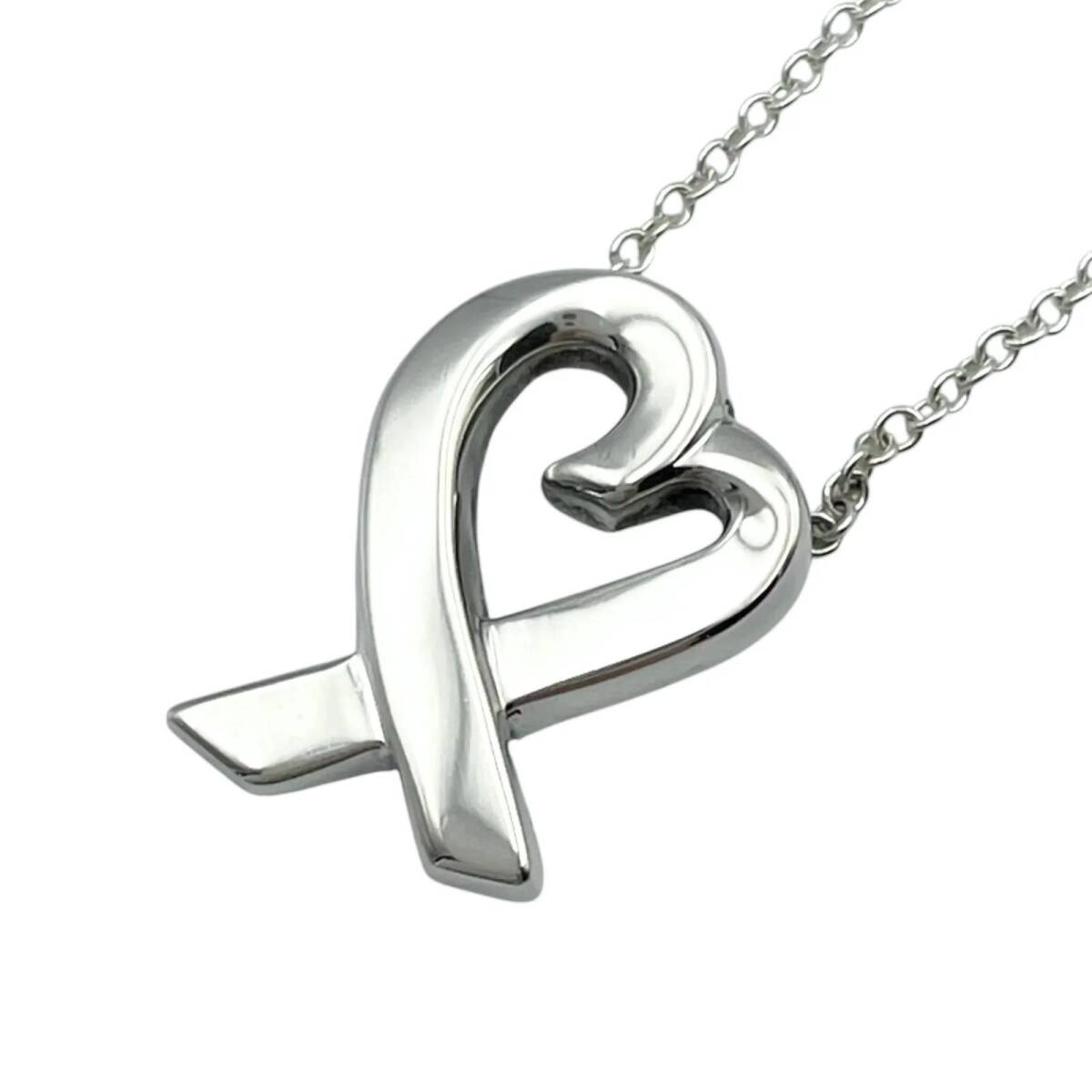 Tiffany & Co. ティファニー ラビングハート ネックレス ペンダント アクセサリー シルバー 925 SV925 ハート レディース 【u3】