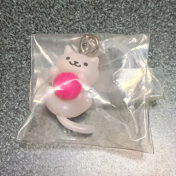 ねこあつめ2☆しろねこさん☆めじるしアクセサリー★新品未開封☆めじるしチャーム.ガチャ