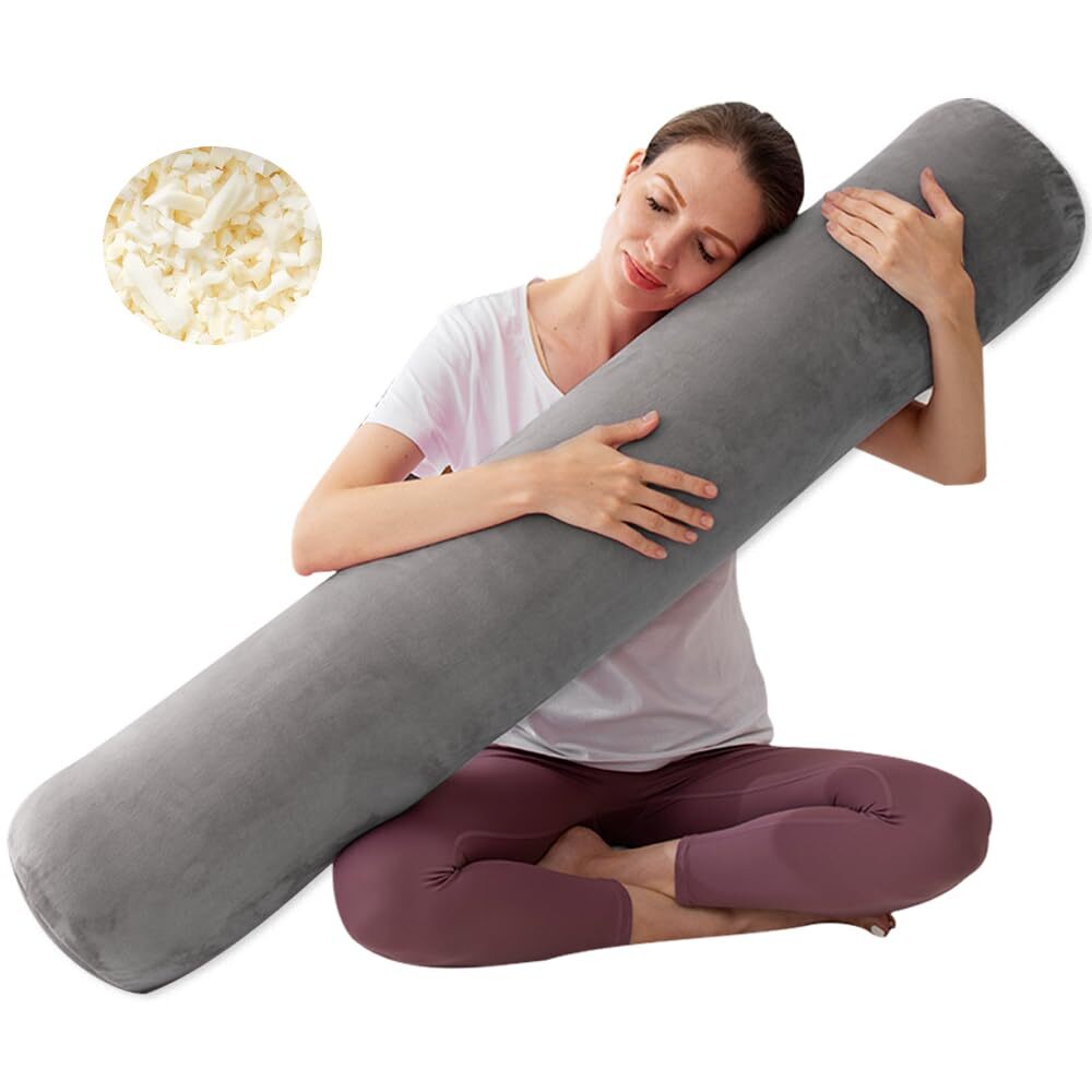 抱き枕 だきまくら だき枕 枕 円筒型 120x20cm 裁断メモリーフォームとPP綿充填 円柱クッション ロングクッション だm