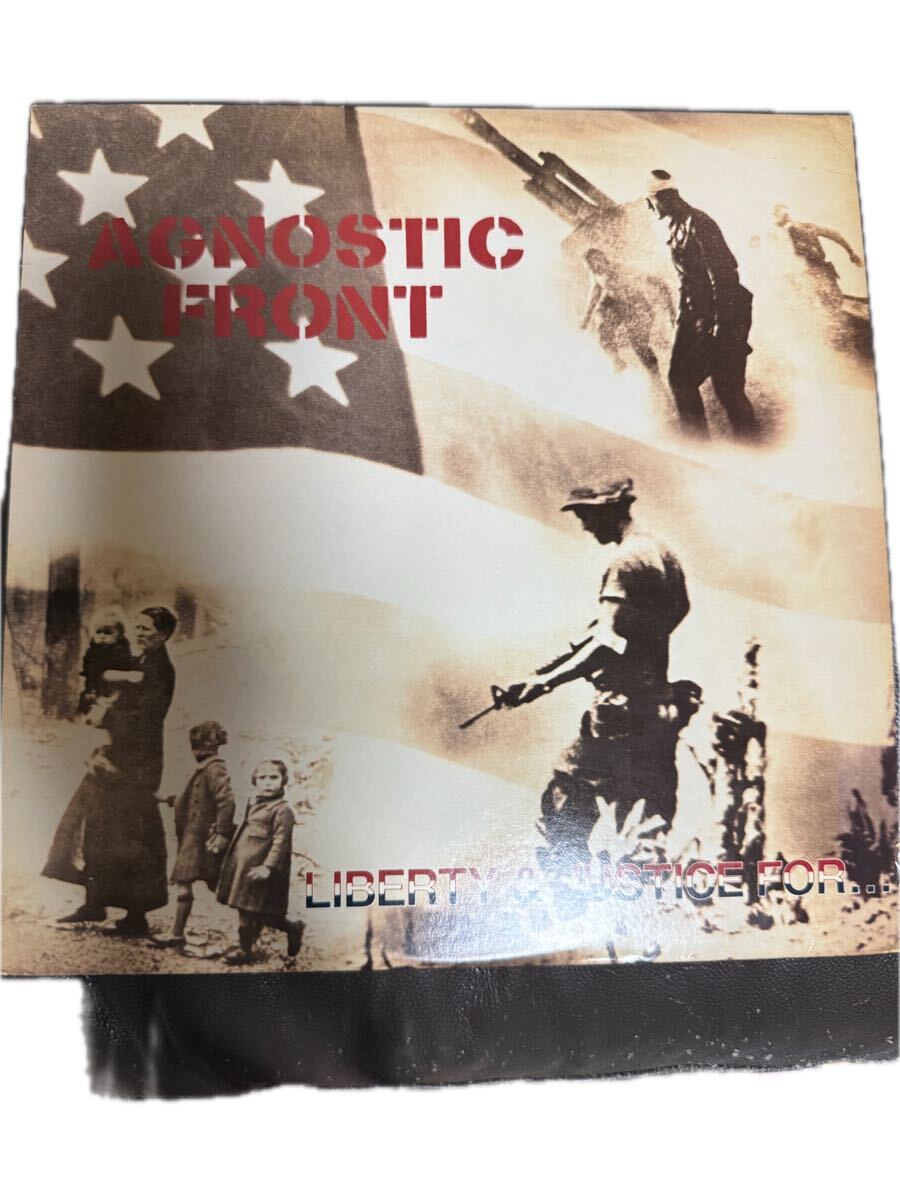 Agnostic Front - Liberty And Justice For... LP レコード　1987UK盤