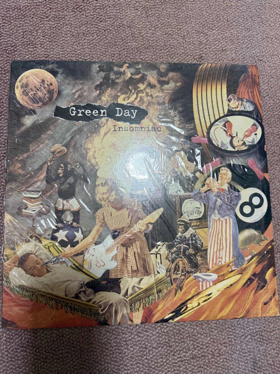 1995 USオリジナル Green Day Insomniac LP レコード グリーンデイ インソムニアック　