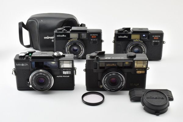 ★訳あり大特価★ ミノルタ MINOLTA HI-MATIC SD×2 / AF / AF-D ★4個まとめ★ B08 ★★ #3532 #8260 #B22