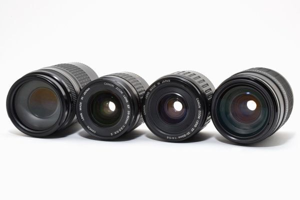 ★訳あり特上品★ キャノン CANON EF75-300 /28-80 Ⅱ /35-135 /35-80 《AF動作》★4個まとめ★ A21 ★★ #3541 #0360 #B03