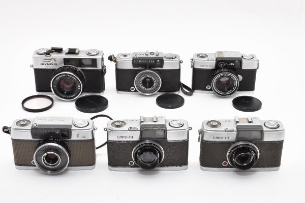 ★訳あり大特価★ オリンパス OLYMPUS PEN×2 / EE / EE-3 /D /35DC ★6個まとめ★ レンジファインダー A11 ★★ #3549 #3070 #B16