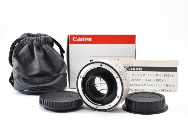 ★極上品★ キャノン CANON EXTENDER EF1.4x II エクステンダー EFマウント キヤノン A71 ★前後キャップ 元箱 取説★ #3560 #0170 #A71