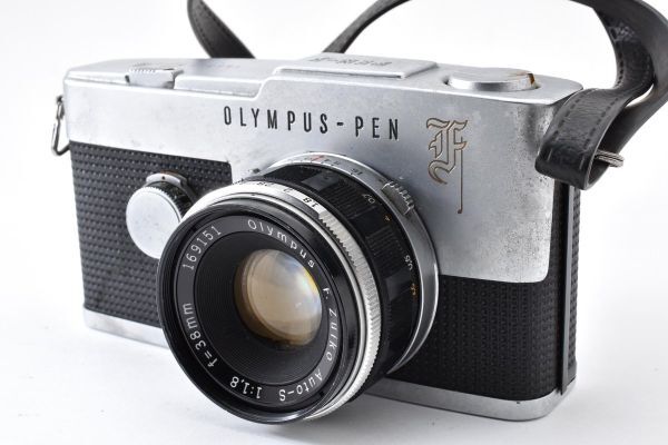 ★訳あり大特価★ オリンパス OLYMPUS PEN-F 花文字 + F.Zuiko Auto-S 38mm F1.8 A41 ★★ #3567 #2170 #A11