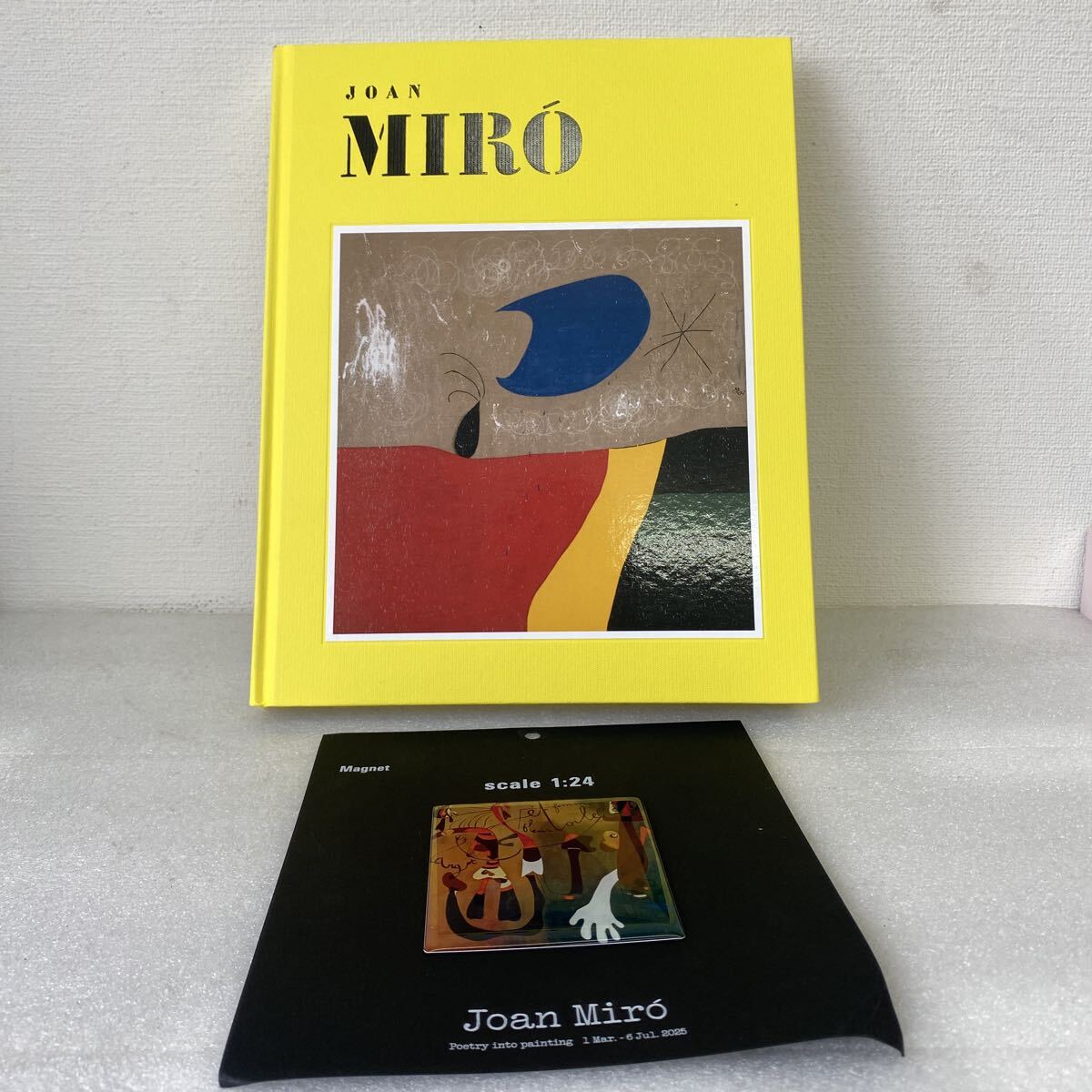 ミロ展 画集 公式図録 ＆ アートマグネット JOAN MIRO ジョアン ミロ カタログ 2025年　展覧会 抽象画 美術館