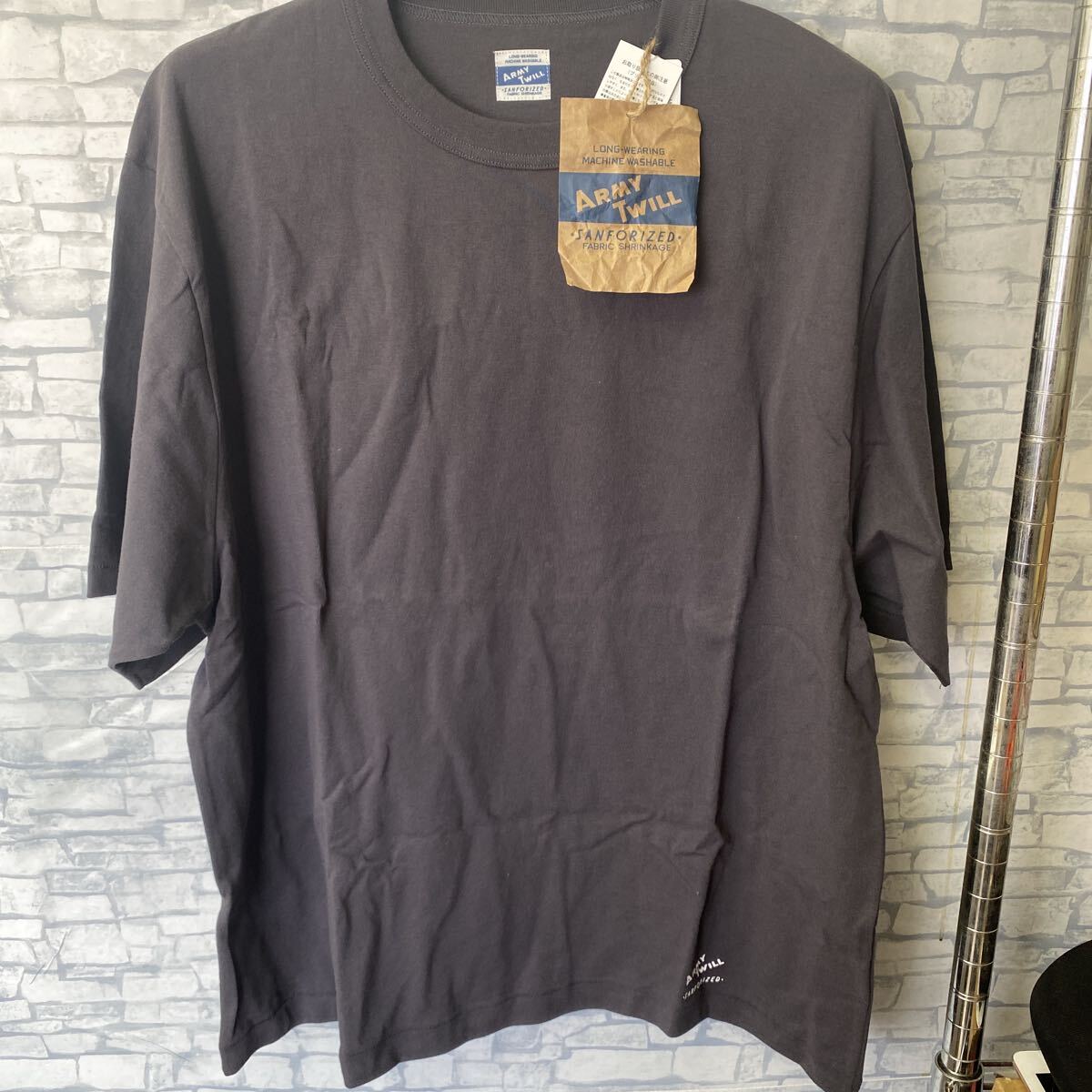 ARMY TWILL アーミーツイル MARQUE MAKER CO.,LTD. サニーレーベル Tシャツ ポケット無し Mサイズ 半袖 型番：AM-2513501-SNY