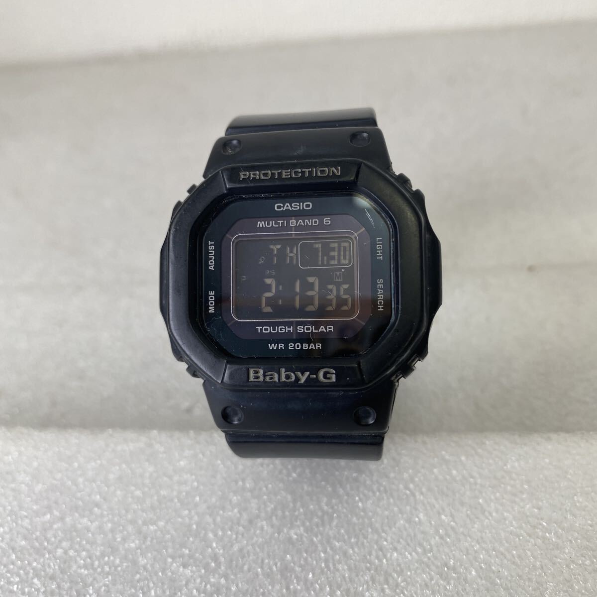【Baby-G】 CASIO 腕時計 ブラック デジタル 電波ソーラー 3432 BGD-5000MD