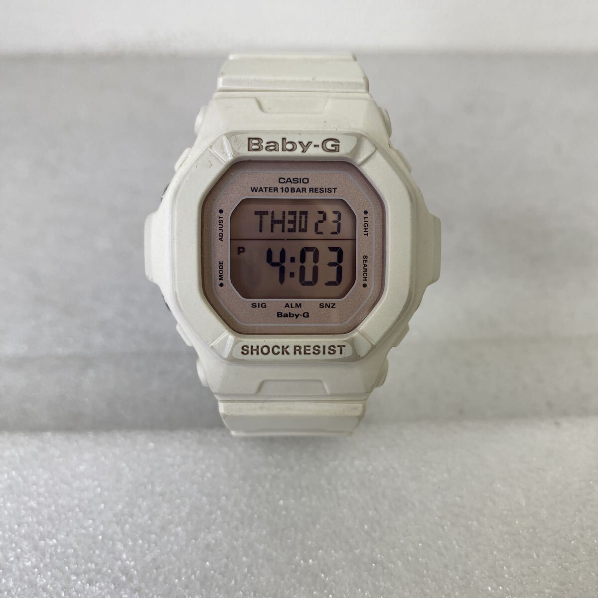【Baby-G】 CASIO 腕時計 ホワイト デジタル カシオ クォーツ式 3286 BG-5606