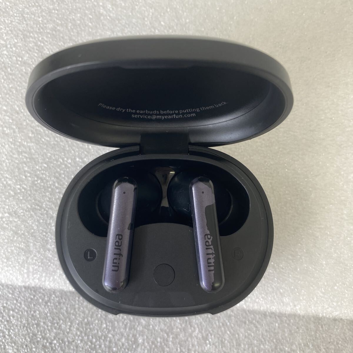 【リセット済み】Ear Fun Air S ワイヤレスイヤホン ブラック Bluetooth ANC 型番：TW201
