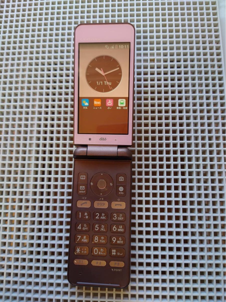美品 KYF31 ピンク 京セラ au 