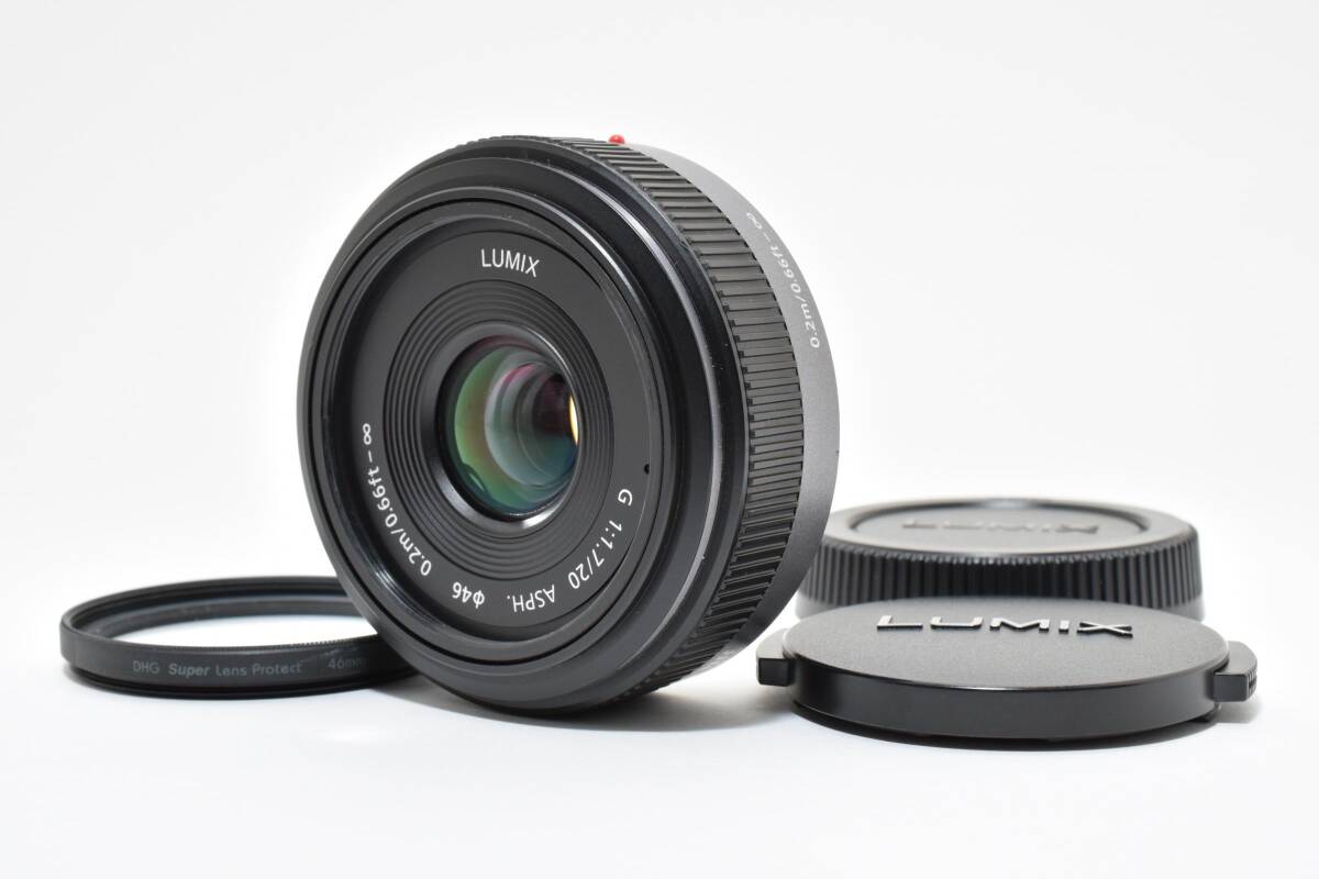 ★美品★ パナソニック Panasonic LUMIX G 20mm F1.7 ASPH キレイ 完動 ◆898