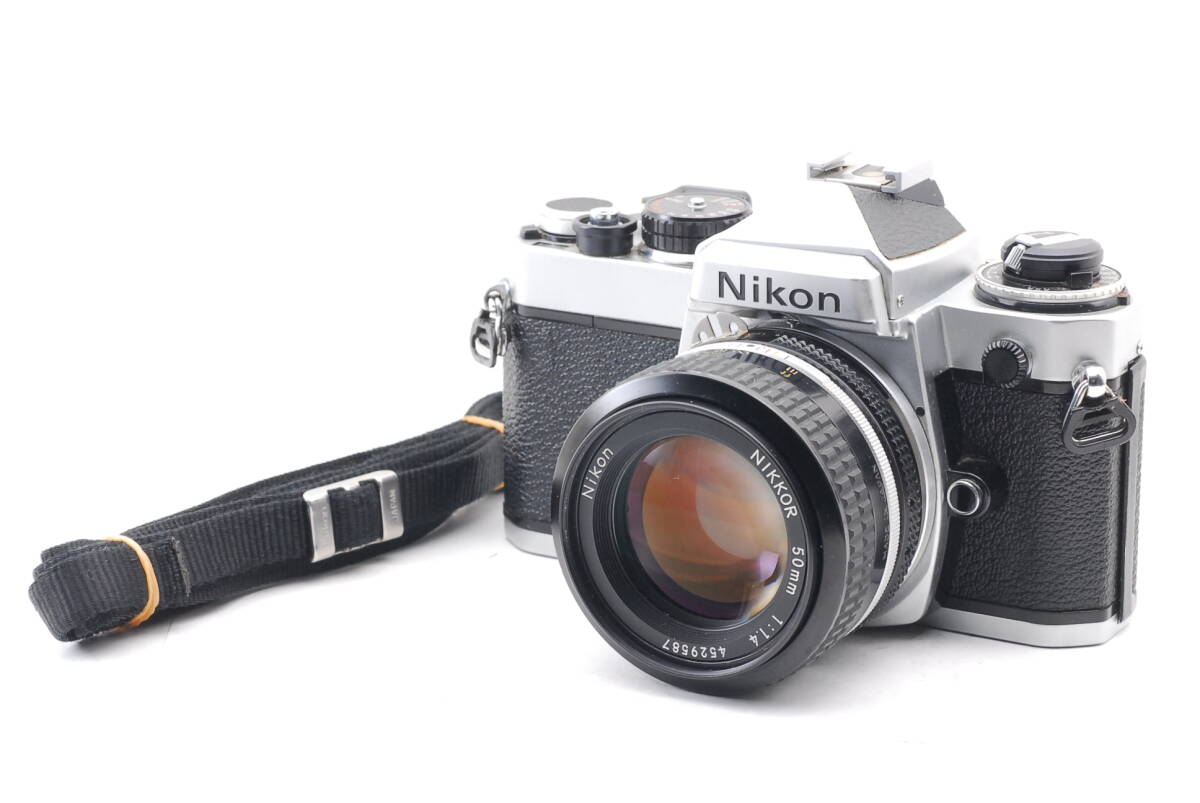 ★美品★ Nikon FE + Ai NIKKOR 50mm F1.4 Body Lens ニコン ボディ レンズ 完動 ◆984