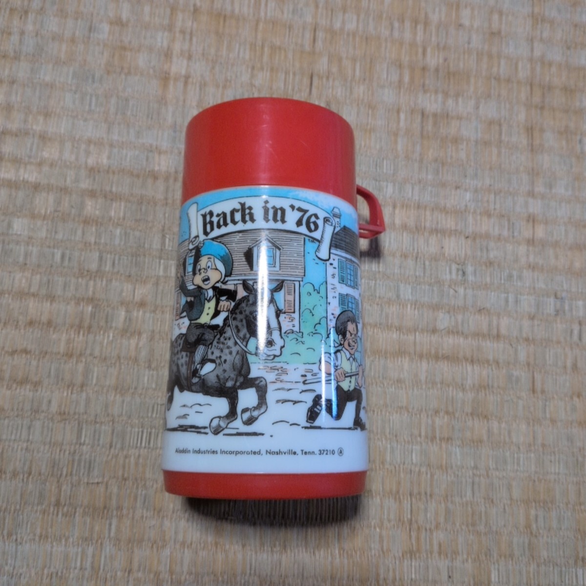 Aladdin（アラジン）社「Back in '76」デザインヴィンテージ水筒プラスチック製サーモス