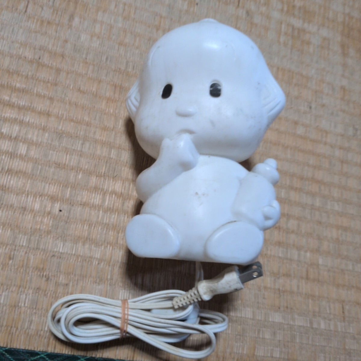 昭和レトロ　トミー赤ちゃん人形しーこっこソフビ製電飾　ジャンク品