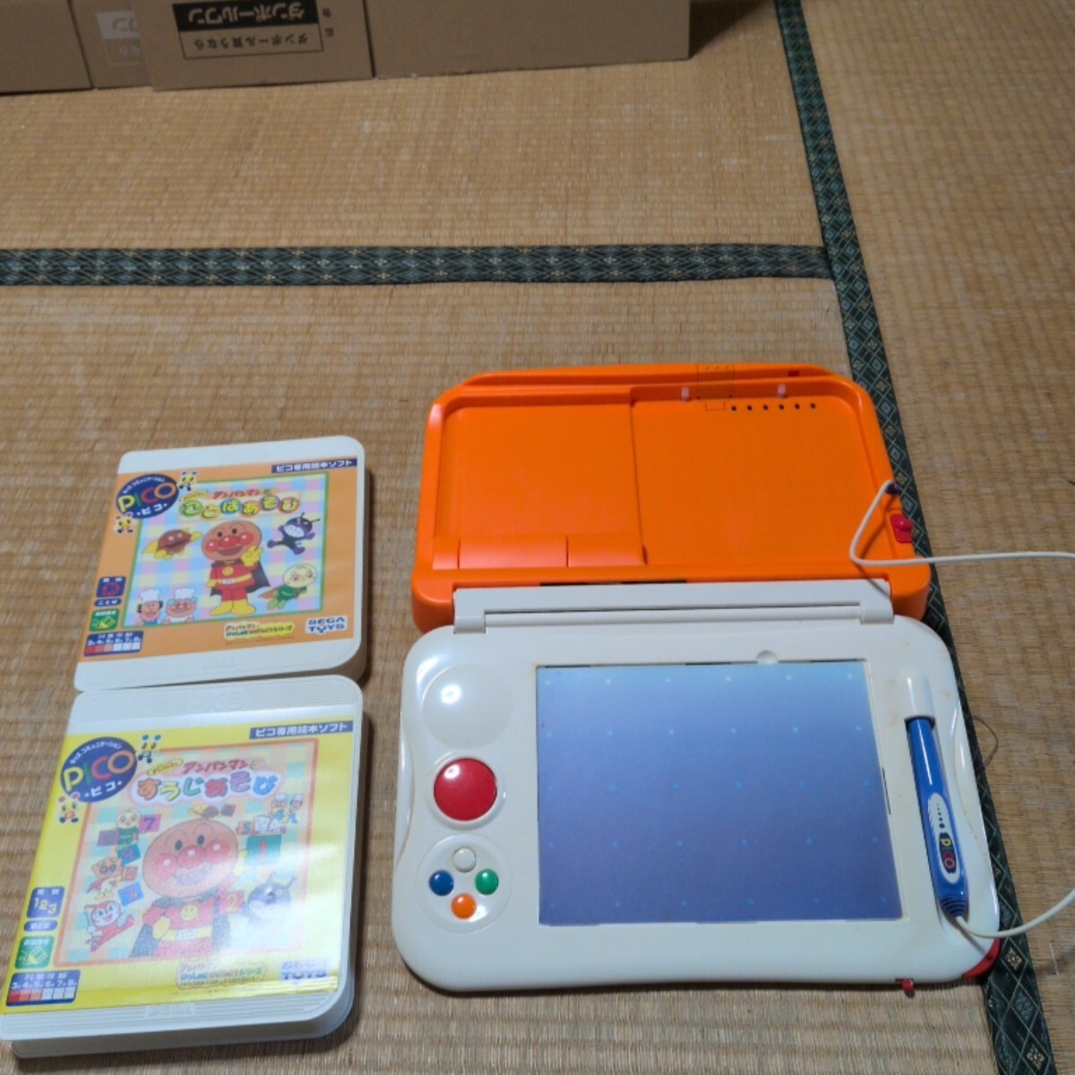 キッズコンピュータPICO ソフトアンパンマン 現状品