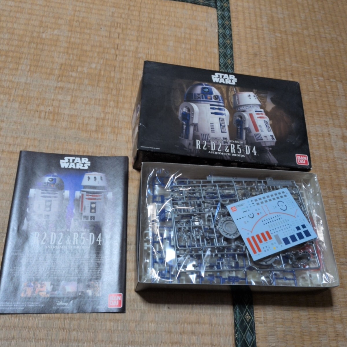 スターウォーズ R2-D2 R5-D4 プラモデル 未組立