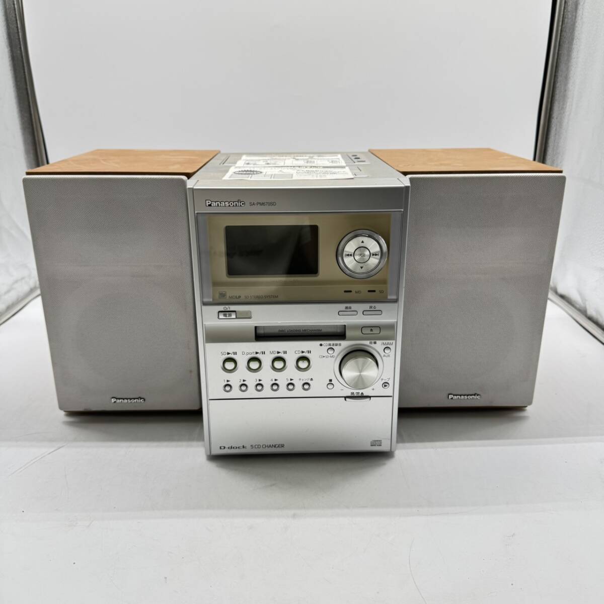 【動作未確認】Panasonic ミニコンポ SA-PM670SD MH5-21