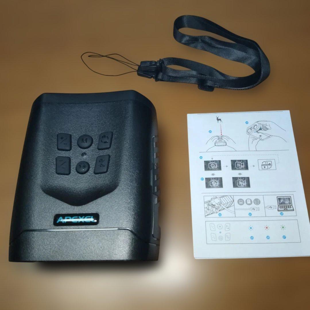 未使用 4KデジタルIR赤外線ナイトビジョンビデオカメラAPEXEL APL-NV009 釣り キャンプ バードウォッチング 暗視 夜間撮影