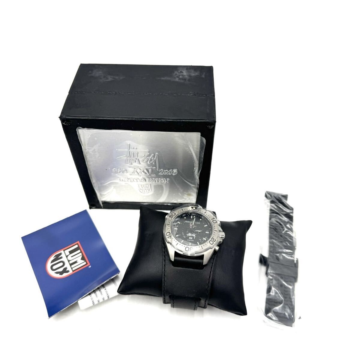 未使用品 ルミノックス LUMINOX ステューシー stussy XXV 25周年 コラボ クオーツ 稼動品