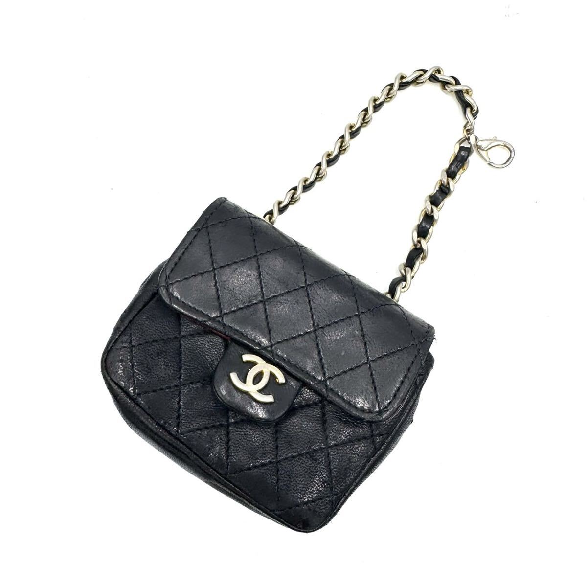 CHANEL シャネル マトラッセ ミニマトラッセ チェーンバッグ バッグチャーム ポーチ ココマーク