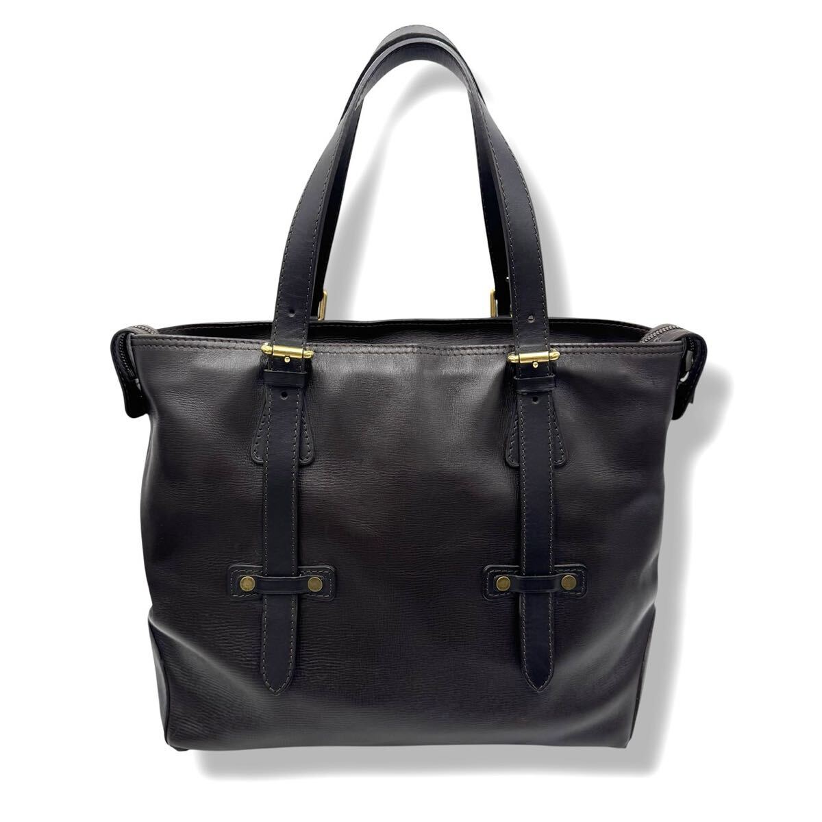 ルイヴィトン トートバッグ M95453 レザー ユタ キオワ メンズ LOUIS VUITTON ダークブラウン ビジネスバッグ