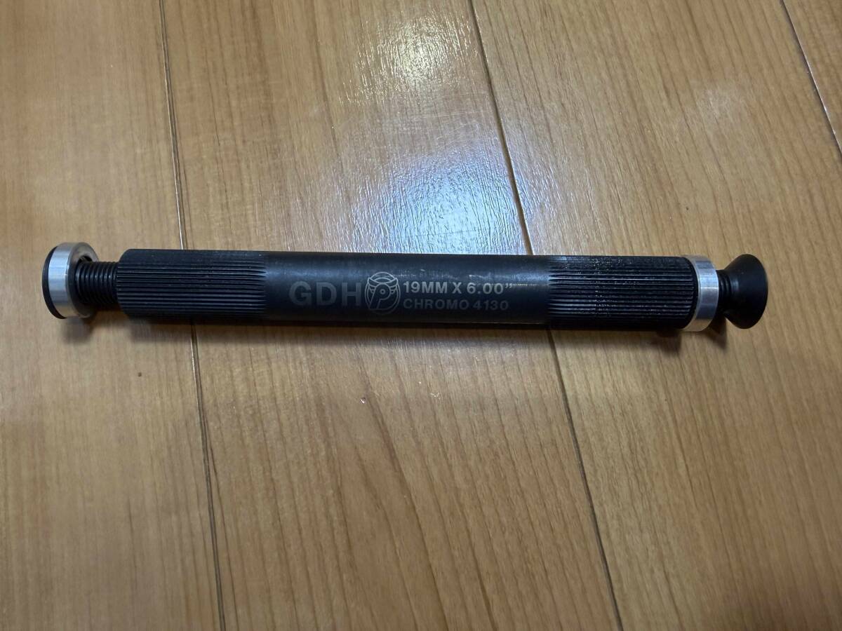 ★未使用新品★Profile Racing プロファイルレーシング★GDH axle cr-mo 6inch★クロモリ製19mmアクスル 48スプライン★152㎜★