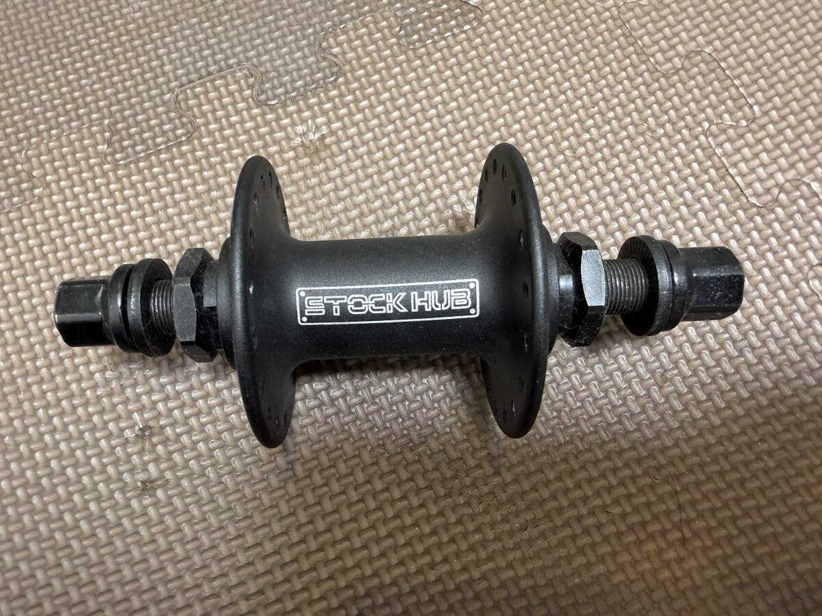 ★PRIMO★BMX用クラシック★STOCK HUB★フロント用 14mmアクスル★36H★ブラック