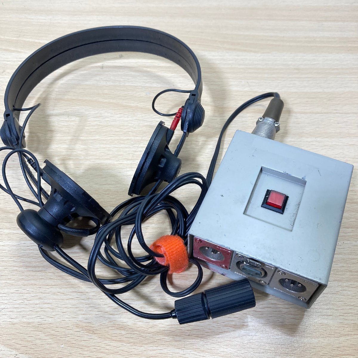 TOMOCA ACC-10 カフボックス ＆ SENNHEISER HMD410 ヘッドセット ゼンハイザー ⑤