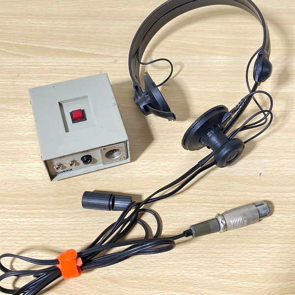 TOMOCA ACC-10 カフボックス ＆ SENNHEISER HMD410 ヘッドセット ゼンハイザー